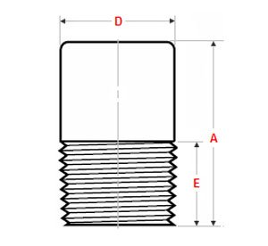 Round Head Plug Dimensions 